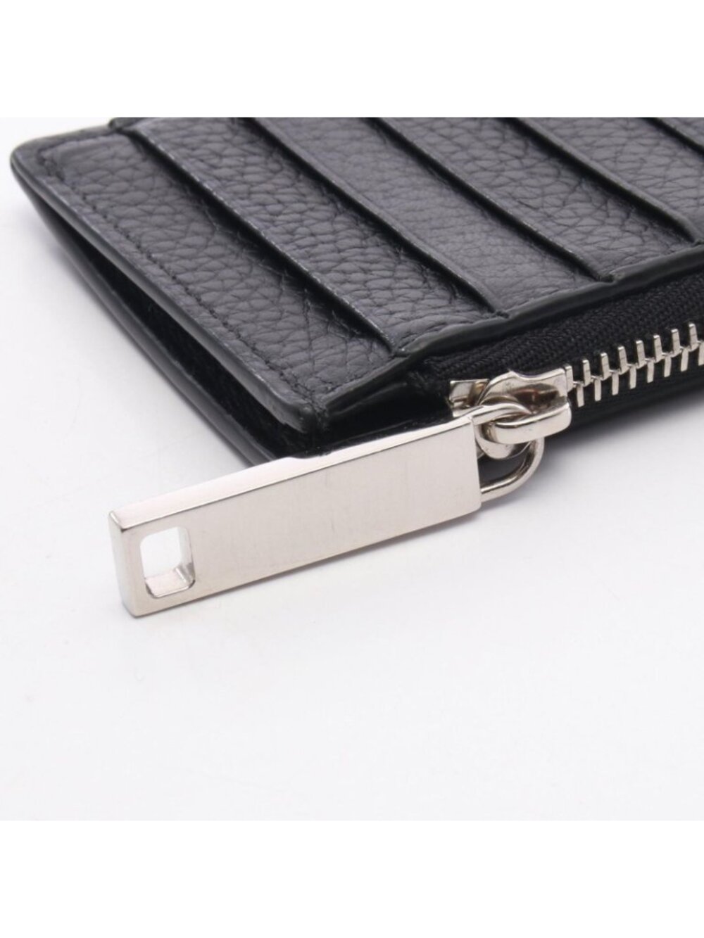 Gucci Coin Case Embossed Logo Card Black Leather - Picture 7 of 7